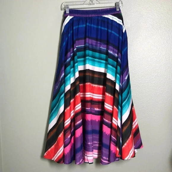 FLINT & MOSS Multi Color Pocket Skirt 36” LONG - Picture 3 of 6